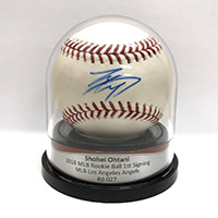 TOPPS社 2018 大谷翔平 MLB Rookie Ball 1st Signing 直筆サインボール MLB公式 MLB機構証明付き ロサンゼルス・エンゼルス